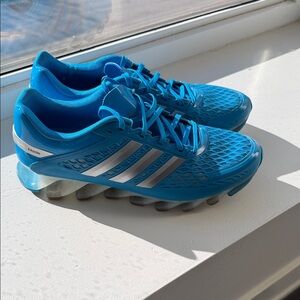 Adidas Vibrant Blue Athletic Sneakers